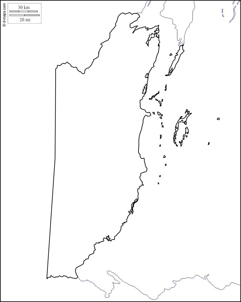 Karta Belize översikt