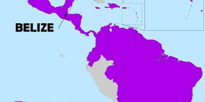 Karta Belize zika